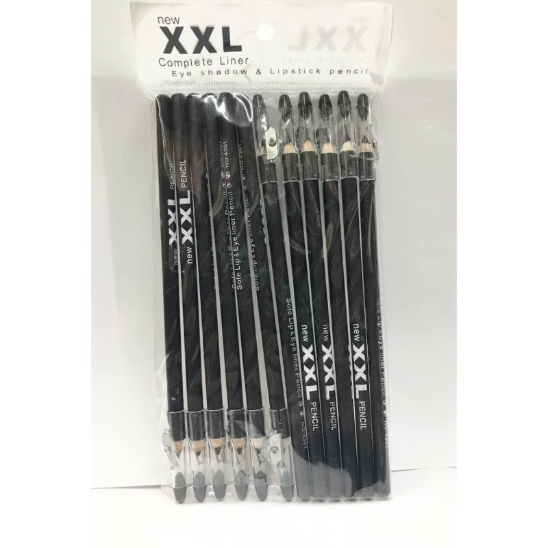 New XXL Complete Sofa Lip & EyeLiner Pencil Pqt/12pcs
