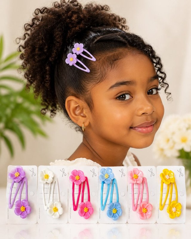 Epingles A Cheveux En Forme De Fleur