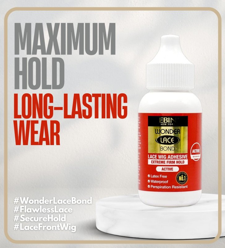 Ebin Wonder Lace Bond 1.18oz (Extreme Firm Hold Active)