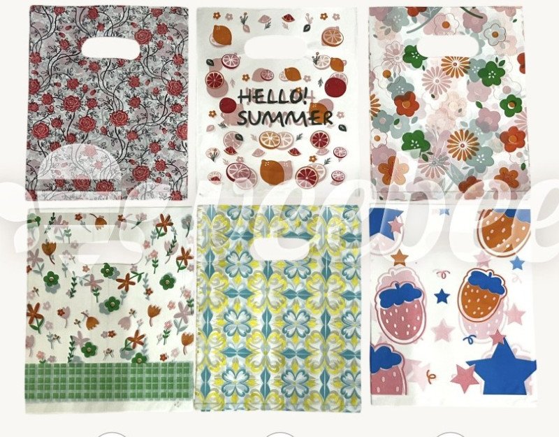 Sac à Main En Plastique (100 Pcs) _ 20*30