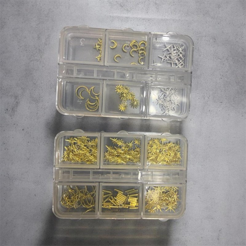 Breloques Pour Ongles En Or Et Argents _ FJ429-35