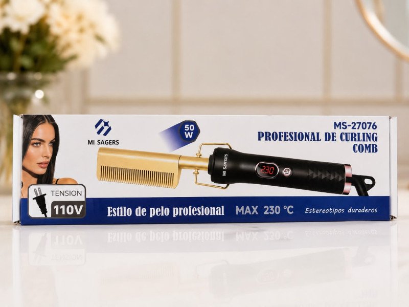 Peigne Chauffant Electrique Professionnel Mi Sagers _ MS-27076 _ TFS0500