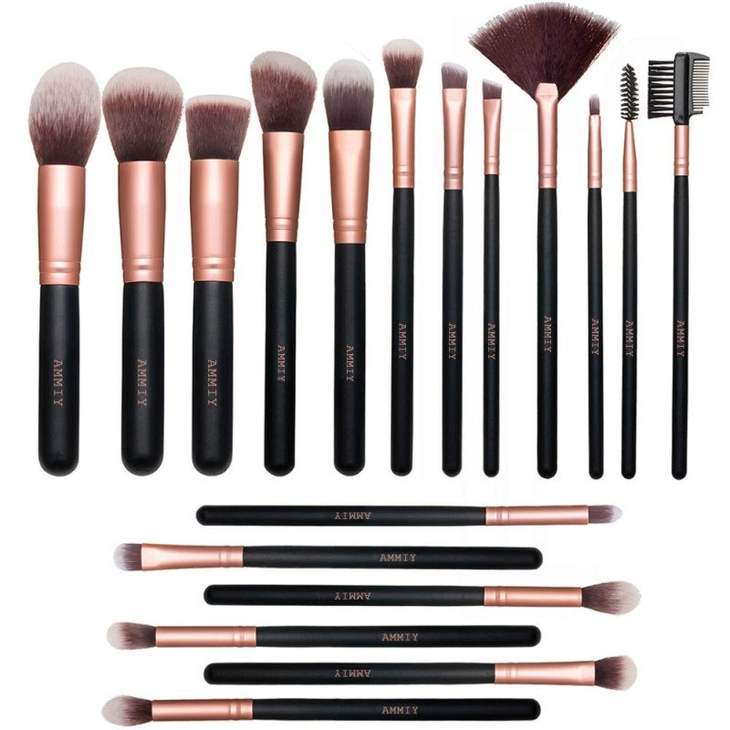 Jeu Pinceau Makeup with wallet  16Pcs